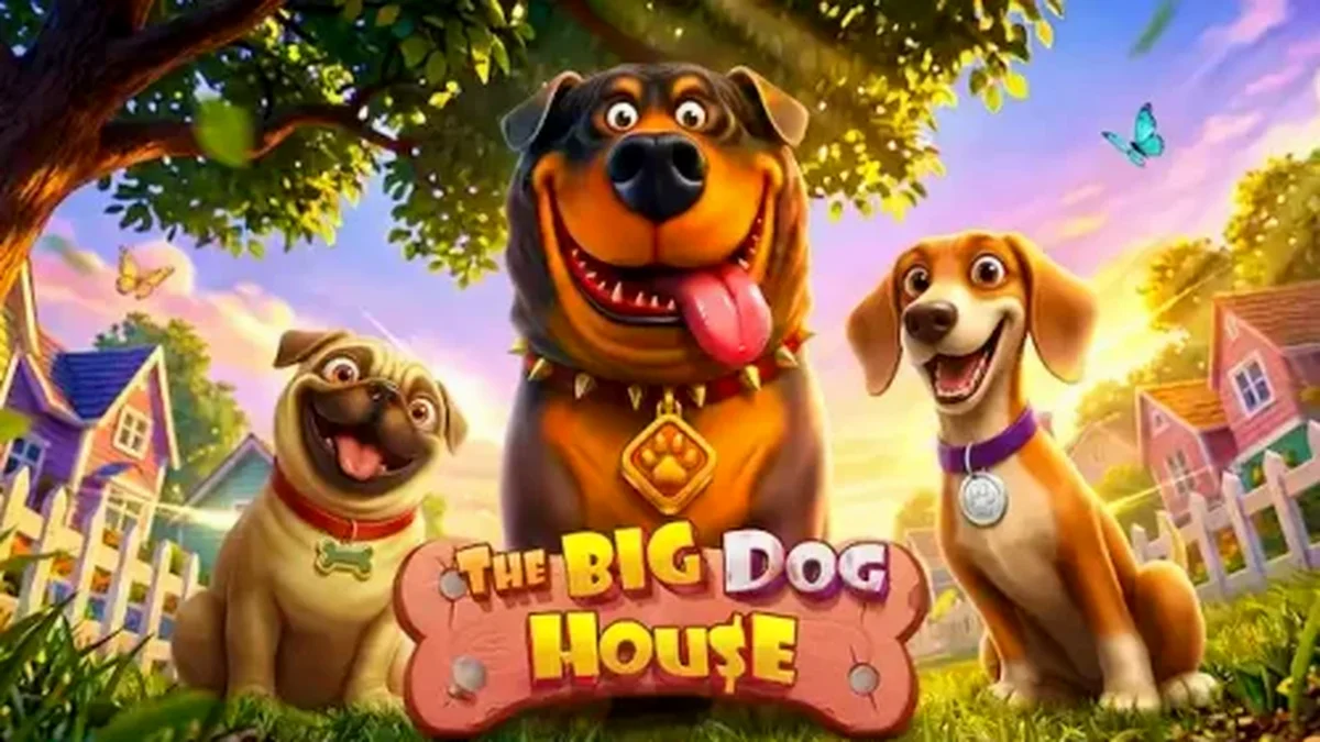 The Big Dog House slot machine interface